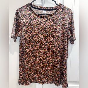 Velvety Floral Shirt